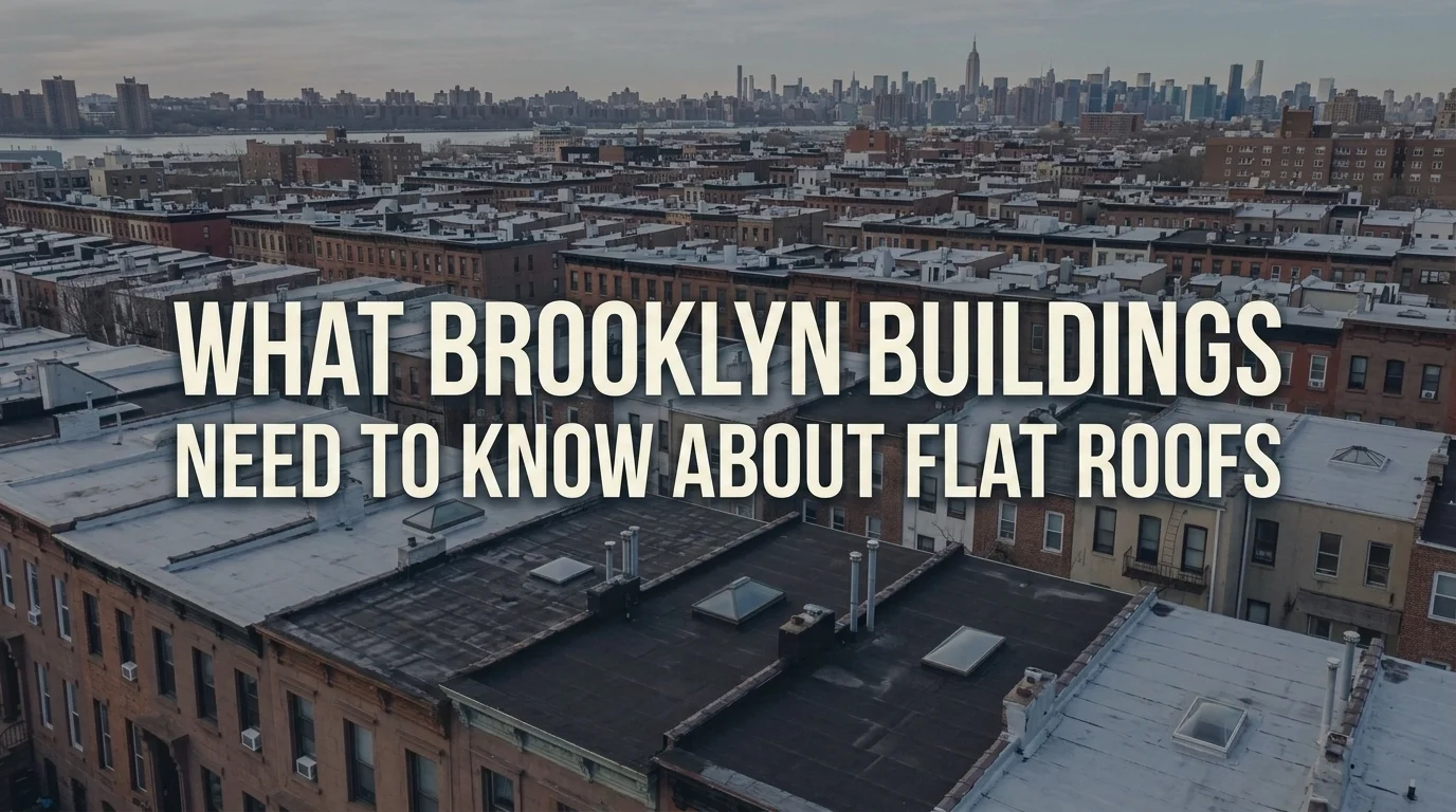What Brooklyn Buildings Need to Know About Flat Roofs